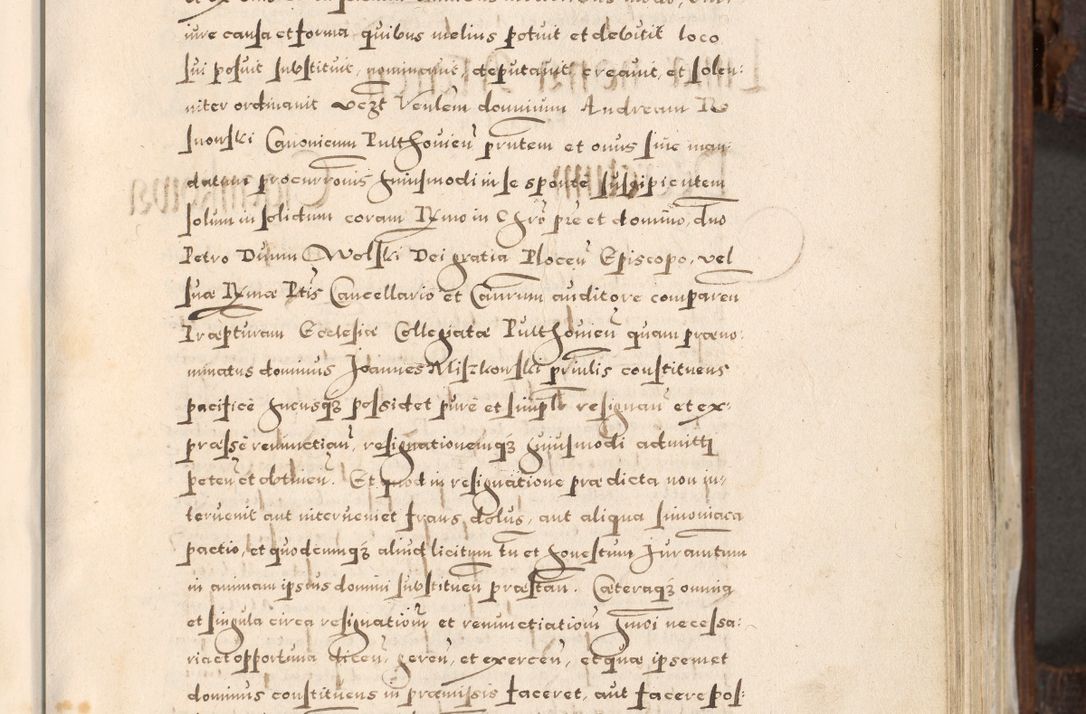 Zdjęcie nr 280 dla obiektu archiwalnego: Acta actorum, constitutionum, obligationum, resignationum, quietationum tempore R. D. Petr Myszkowski, episcopi Cracoviensis, qui post mortem R. D. Francisci Krasiński, episcopi Cracoviensis solius Dei optimi maximi benignitate, Serenissimi Stephani regis Poloniase favore et clementia ex Plocensi ad Cracoviensem auctoritate Ssmi Gregorii XIII successit ab anno 1577 mense Novembri ad annum 1591 mensem Aprilem successive acticatorum.