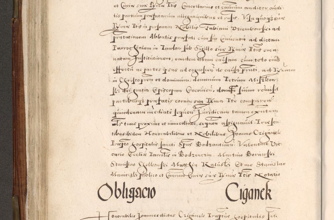 Zdjęcie nr 277 dla obiektu archiwalnego: Acta actorum, constitutionum, obligationum, resignationum, quietationum tempore R. D. Petr Myszkowski, episcopi Cracoviensis, qui post mortem R. D. Francisci Krasiński, episcopi Cracoviensis solius Dei optimi maximi benignitate, Serenissimi Stephani regis Poloniase favore et clementia ex Plocensi ad Cracoviensem auctoritate Ssmi Gregorii XIII successit ab anno 1577 mense Novembri ad annum 1591 mensem Aprilem successive acticatorum.