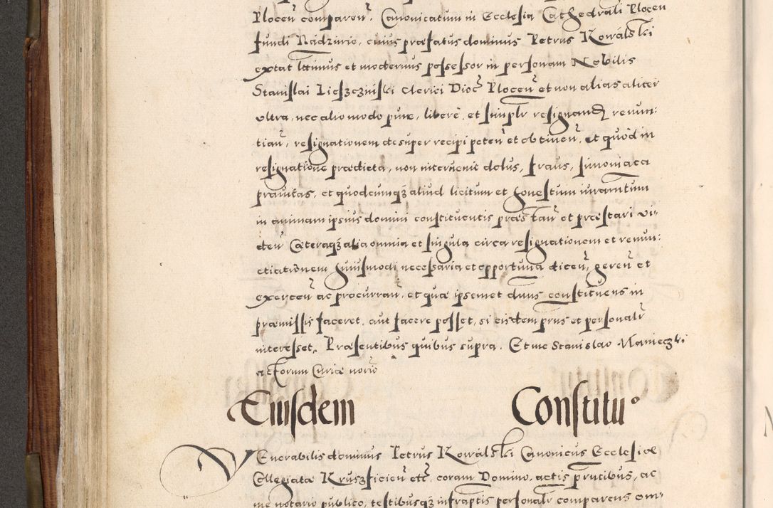 Zdjęcie nr 263 dla obiektu archiwalnego: Acta actorum, constitutionum, obligationum, resignationum, quietationum tempore R. D. Petr Myszkowski, episcopi Cracoviensis, qui post mortem R. D. Francisci Krasiński, episcopi Cracoviensis solius Dei optimi maximi benignitate, Serenissimi Stephani regis Poloniase favore et clementia ex Plocensi ad Cracoviensem auctoritate Ssmi Gregorii XIII successit ab anno 1577 mense Novembri ad annum 1591 mensem Aprilem successive acticatorum.