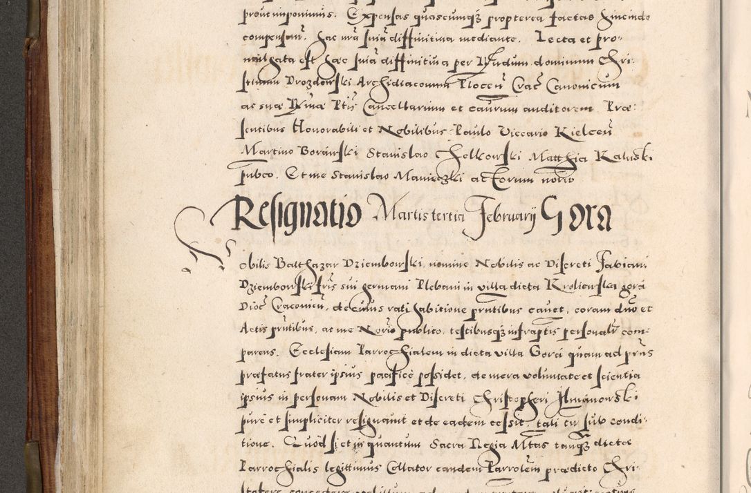 Zdjęcie nr 257 dla obiektu archiwalnego: Acta actorum, constitutionum, obligationum, resignationum, quietationum tempore R. D. Petr Myszkowski, episcopi Cracoviensis, qui post mortem R. D. Francisci Krasiński, episcopi Cracoviensis solius Dei optimi maximi benignitate, Serenissimi Stephani regis Poloniase favore et clementia ex Plocensi ad Cracoviensem auctoritate Ssmi Gregorii XIII successit ab anno 1577 mense Novembri ad annum 1591 mensem Aprilem successive acticatorum.