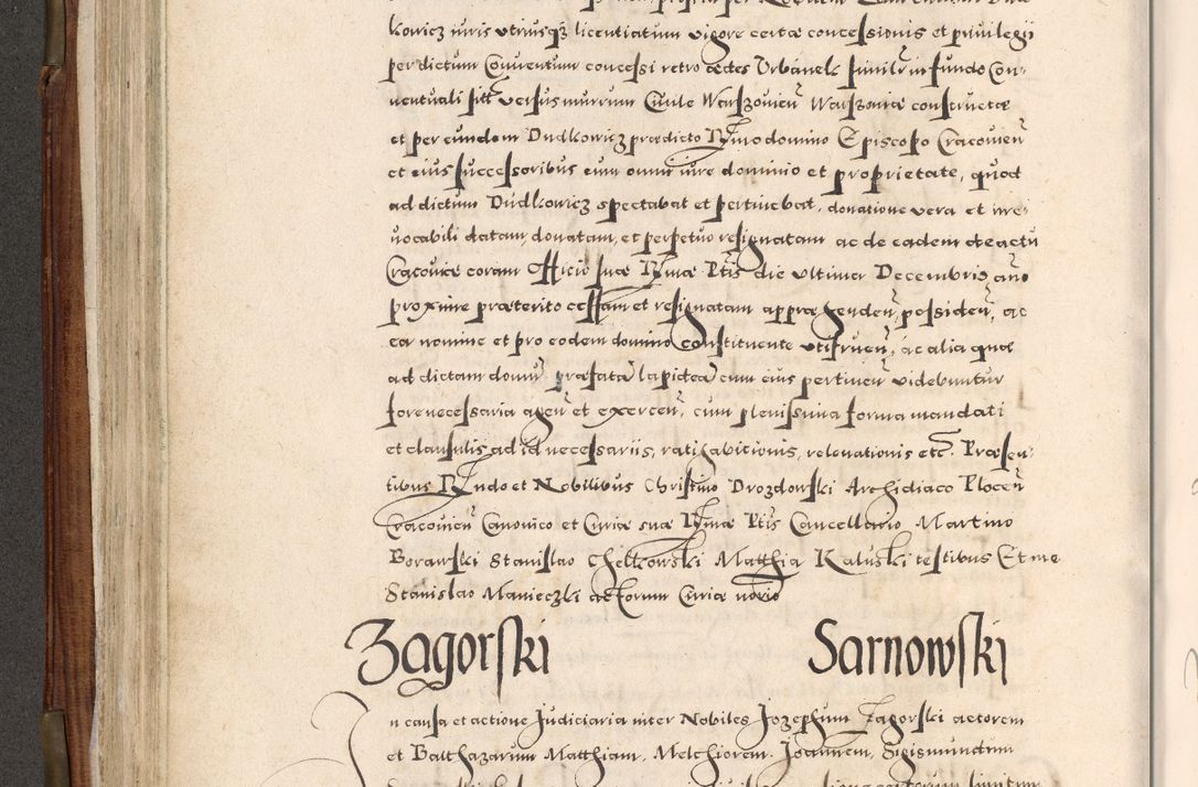 Zdjęcie nr 253 dla obiektu archiwalnego: Acta actorum, constitutionum, obligationum, resignationum, quietationum tempore R. D. Petr Myszkowski, episcopi Cracoviensis, qui post mortem R. D. Francisci Krasiński, episcopi Cracoviensis solius Dei optimi maximi benignitate, Serenissimi Stephani regis Poloniase favore et clementia ex Plocensi ad Cracoviensem auctoritate Ssmi Gregorii XIII successit ab anno 1577 mense Novembri ad annum 1591 mensem Aprilem successive acticatorum.