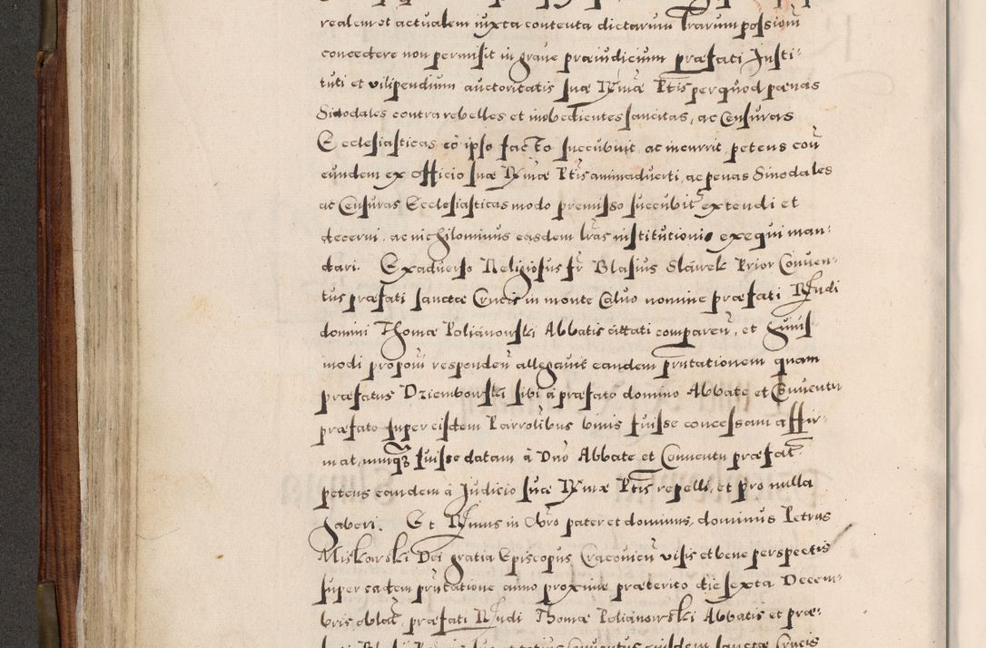Zdjęcie nr 249 dla obiektu archiwalnego: Acta actorum, constitutionum, obligationum, resignationum, quietationum tempore R. D. Petr Myszkowski, episcopi Cracoviensis, qui post mortem R. D. Francisci Krasiński, episcopi Cracoviensis solius Dei optimi maximi benignitate, Serenissimi Stephani regis Poloniase favore et clementia ex Plocensi ad Cracoviensem auctoritate Ssmi Gregorii XIII successit ab anno 1577 mense Novembri ad annum 1591 mensem Aprilem successive acticatorum.