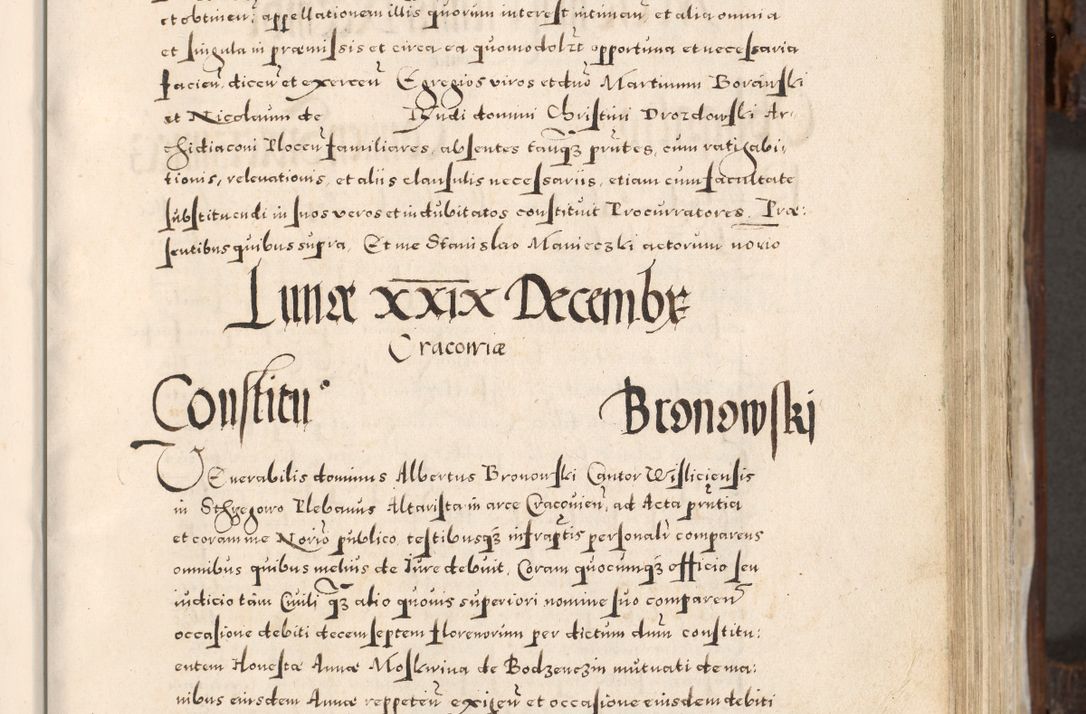 Zdjęcie nr 236 dla obiektu archiwalnego: Acta actorum, constitutionum, obligationum, resignationum, quietationum tempore R. D. Petr Myszkowski, episcopi Cracoviensis, qui post mortem R. D. Francisci Krasiński, episcopi Cracoviensis solius Dei optimi maximi benignitate, Serenissimi Stephani regis Poloniase favore et clementia ex Plocensi ad Cracoviensem auctoritate Ssmi Gregorii XIII successit ab anno 1577 mense Novembri ad annum 1591 mensem Aprilem successive acticatorum.