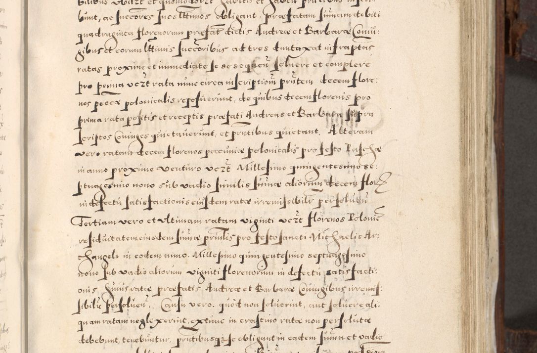 Zdjęcie nr 228 dla obiektu archiwalnego: Acta actorum, constitutionum, obligationum, resignationum, quietationum tempore R. D. Petr Myszkowski, episcopi Cracoviensis, qui post mortem R. D. Francisci Krasiński, episcopi Cracoviensis solius Dei optimi maximi benignitate, Serenissimi Stephani regis Poloniase favore et clementia ex Plocensi ad Cracoviensem auctoritate Ssmi Gregorii XIII successit ab anno 1577 mense Novembri ad annum 1591 mensem Aprilem successive acticatorum.