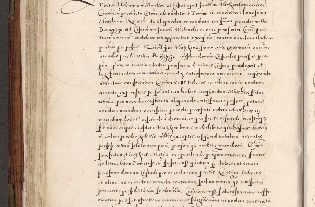 Zdjęcie nr 231 dla obiektu archiwalnego: Acta actorum, constitutionum, obligationum, resignationum, quietationum tempore R. D. Petr Myszkowski, episcopi Cracoviensis, qui post mortem R. D. Francisci Krasiński, episcopi Cracoviensis solius Dei optimi maximi benignitate, Serenissimi Stephani regis Poloniase favore et clementia ex Plocensi ad Cracoviensem auctoritate Ssmi Gregorii XIII successit ab anno 1577 mense Novembri ad annum 1591 mensem Aprilem successive acticatorum.