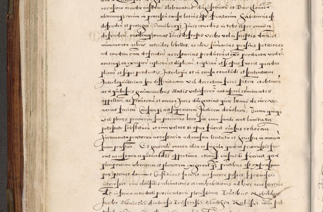 Zdjęcie nr 223 dla obiektu archiwalnego: Acta actorum, constitutionum, obligationum, resignationum, quietationum tempore R. D. Petr Myszkowski, episcopi Cracoviensis, qui post mortem R. D. Francisci Krasiński, episcopi Cracoviensis solius Dei optimi maximi benignitate, Serenissimi Stephani regis Poloniase favore et clementia ex Plocensi ad Cracoviensem auctoritate Ssmi Gregorii XIII successit ab anno 1577 mense Novembri ad annum 1591 mensem Aprilem successive acticatorum.