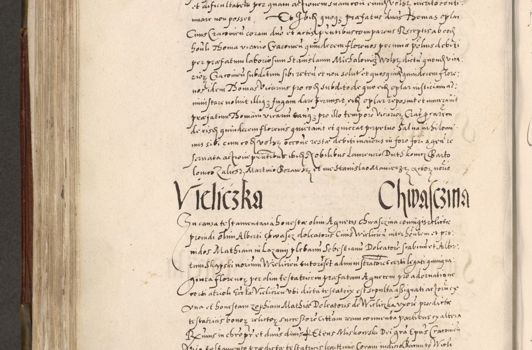 Zdjęcie nr 587 dla obiektu archiwalnego: Acta actorum, constitutionum, obligationum, resignationum, quietationum tempore R. D. Petr Myszkowski, episcopi Cracoviensis, qui post mortem R. D. Francisci Krasiński, episcopi Cracoviensis solius Dei optimi maximi benignitate, Serenissimi Stephani regis Poloniase favore et clementia ex Plocensi ad Cracoviensem auctoritate Ssmi Gregorii XIII successit ab anno 1577 mense Novembri ad annum 1591 mensem Aprilem successive acticatorum.