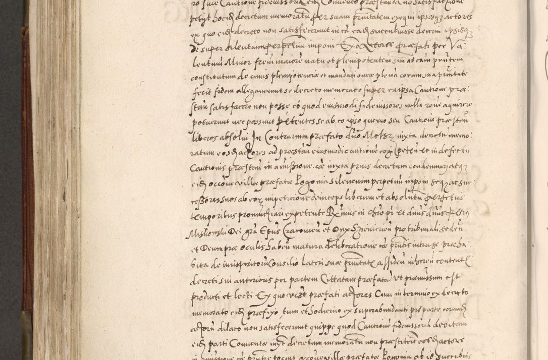 Zdjęcie nr 583 dla obiektu archiwalnego: Acta actorum, constitutionum, obligationum, resignationum, quietationum tempore R. D. Petr Myszkowski, episcopi Cracoviensis, qui post mortem R. D. Francisci Krasiński, episcopi Cracoviensis solius Dei optimi maximi benignitate, Serenissimi Stephani regis Poloniase favore et clementia ex Plocensi ad Cracoviensem auctoritate Ssmi Gregorii XIII successit ab anno 1577 mense Novembri ad annum 1591 mensem Aprilem successive acticatorum.