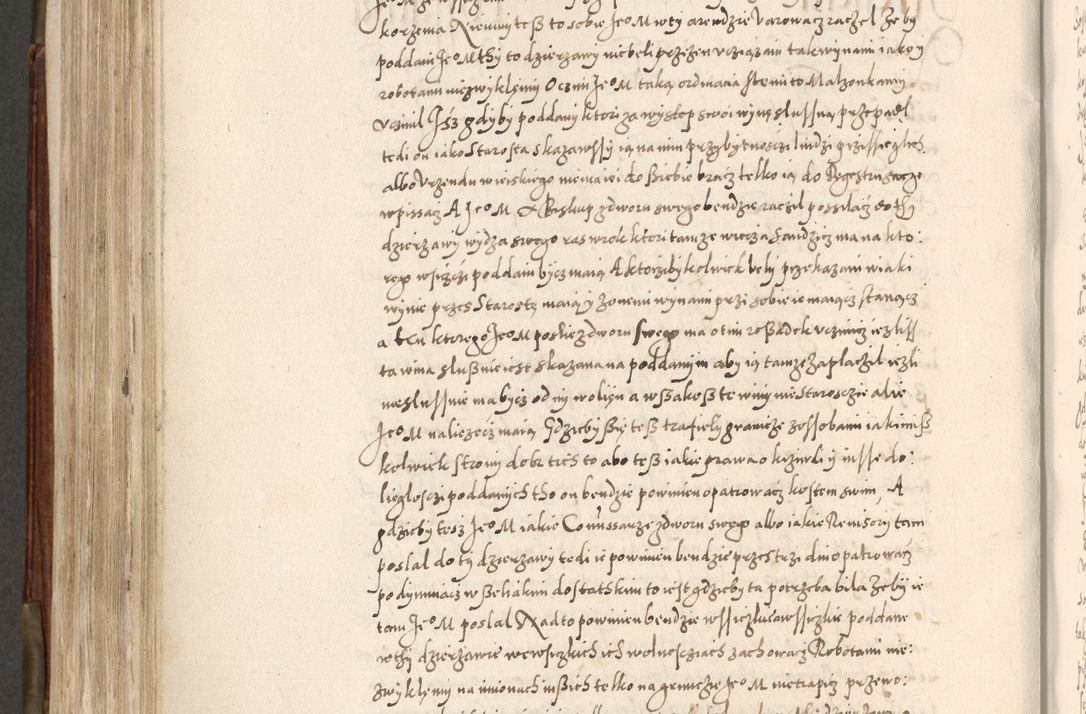 Zdjęcie nr 579 dla obiektu archiwalnego: Acta actorum, constitutionum, obligationum, resignationum, quietationum tempore R. D. Petr Myszkowski, episcopi Cracoviensis, qui post mortem R. D. Francisci Krasiński, episcopi Cracoviensis solius Dei optimi maximi benignitate, Serenissimi Stephani regis Poloniase favore et clementia ex Plocensi ad Cracoviensem auctoritate Ssmi Gregorii XIII successit ab anno 1577 mense Novembri ad annum 1591 mensem Aprilem successive acticatorum.
