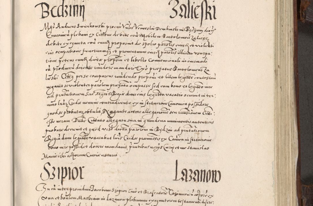 Zdjęcie nr 576 dla obiektu archiwalnego: Acta actorum, constitutionum, obligationum, resignationum, quietationum tempore R. D. Petr Myszkowski, episcopi Cracoviensis, qui post mortem R. D. Francisci Krasiński, episcopi Cracoviensis solius Dei optimi maximi benignitate, Serenissimi Stephani regis Poloniase favore et clementia ex Plocensi ad Cracoviensem auctoritate Ssmi Gregorii XIII successit ab anno 1577 mense Novembri ad annum 1591 mensem Aprilem successive acticatorum.
