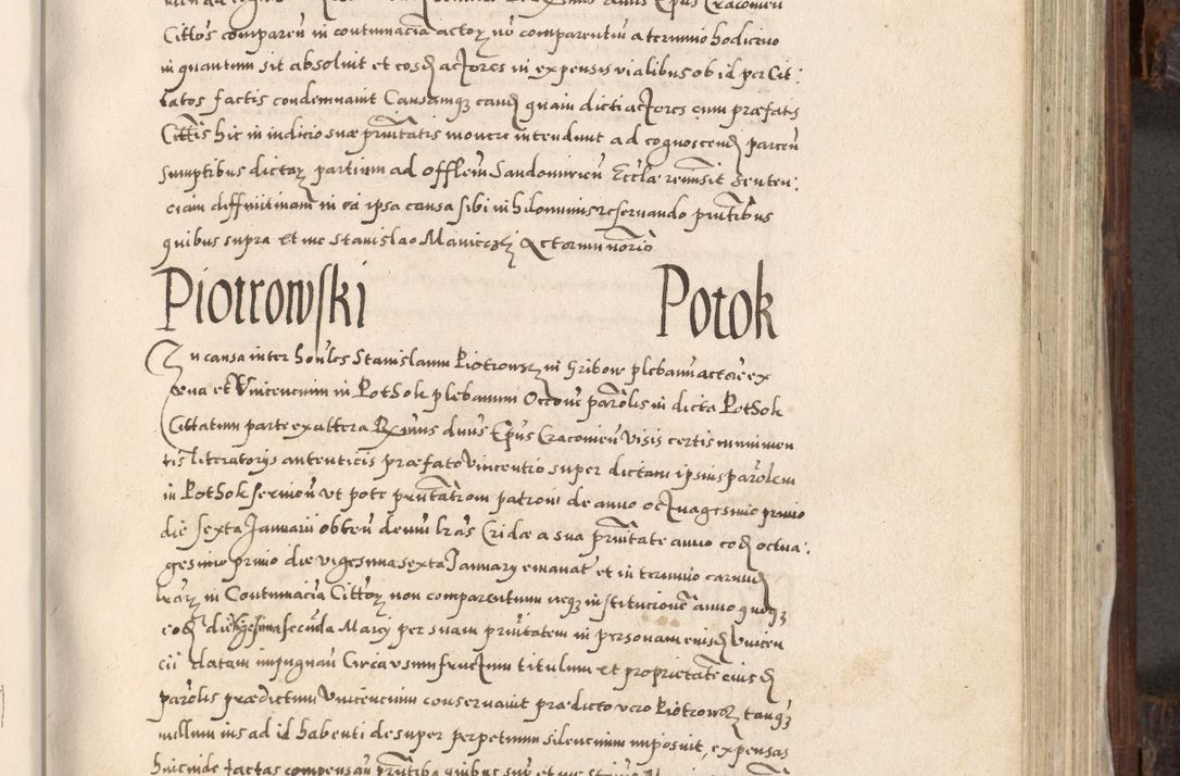 Zdjęcie nr 570 dla obiektu archiwalnego: Acta actorum, constitutionum, obligationum, resignationum, quietationum tempore R. D. Petr Myszkowski, episcopi Cracoviensis, qui post mortem R. D. Francisci Krasiński, episcopi Cracoviensis solius Dei optimi maximi benignitate, Serenissimi Stephani regis Poloniase favore et clementia ex Plocensi ad Cracoviensem auctoritate Ssmi Gregorii XIII successit ab anno 1577 mense Novembri ad annum 1591 mensem Aprilem successive acticatorum.
