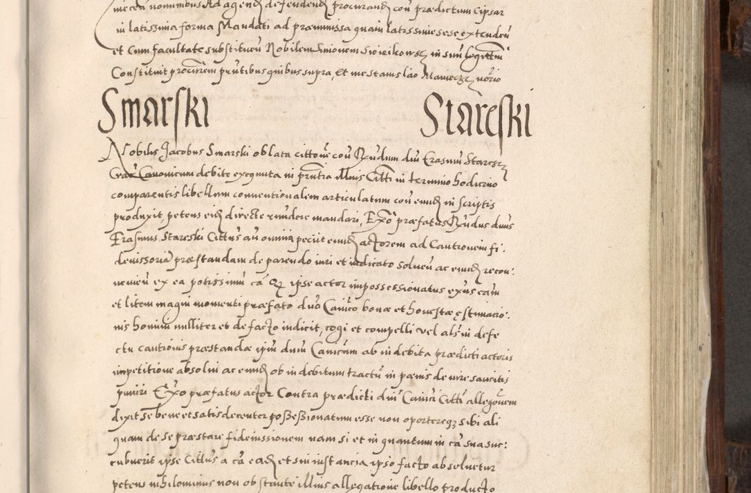 Zdjęcie nr 568 dla obiektu archiwalnego: Acta actorum, constitutionum, obligationum, resignationum, quietationum tempore R. D. Petr Myszkowski, episcopi Cracoviensis, qui post mortem R. D. Francisci Krasiński, episcopi Cracoviensis solius Dei optimi maximi benignitate, Serenissimi Stephani regis Poloniase favore et clementia ex Plocensi ad Cracoviensem auctoritate Ssmi Gregorii XIII successit ab anno 1577 mense Novembri ad annum 1591 mensem Aprilem successive acticatorum.