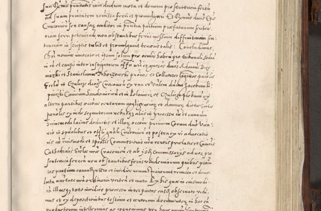 Zdjęcie nr 562 dla obiektu archiwalnego: Acta actorum, constitutionum, obligationum, resignationum, quietationum tempore R. D. Petr Myszkowski, episcopi Cracoviensis, qui post mortem R. D. Francisci Krasiński, episcopi Cracoviensis solius Dei optimi maximi benignitate, Serenissimi Stephani regis Poloniase favore et clementia ex Plocensi ad Cracoviensem auctoritate Ssmi Gregorii XIII successit ab anno 1577 mense Novembri ad annum 1591 mensem Aprilem successive acticatorum.