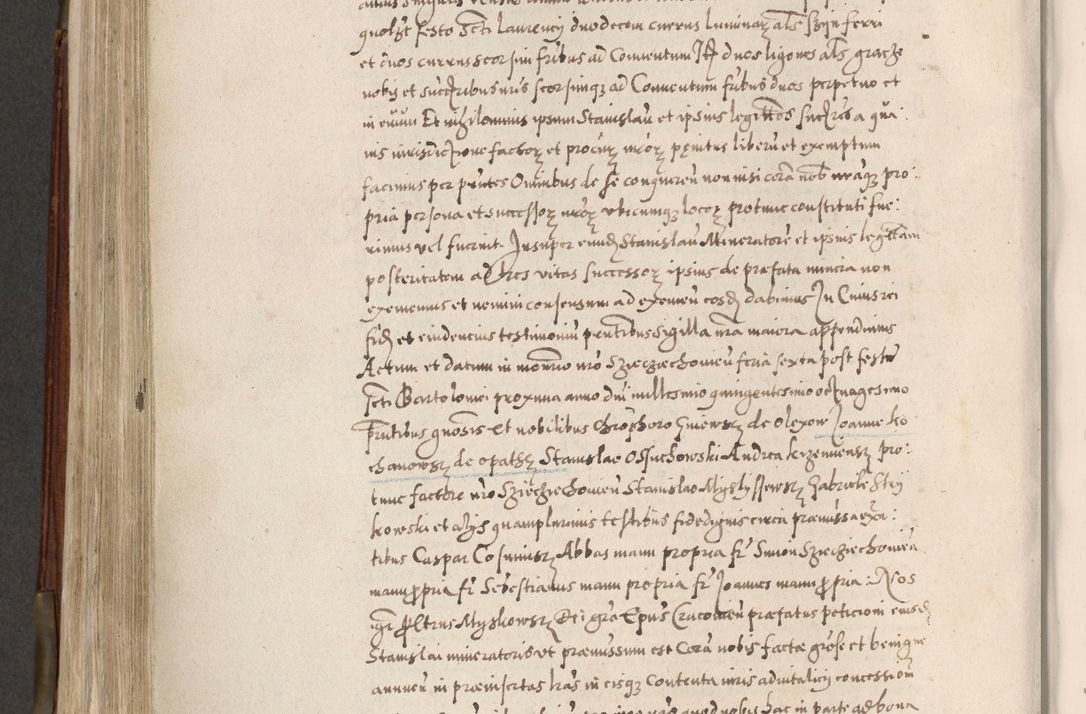 Zdjęcie nr 539 dla obiektu archiwalnego: Acta actorum, constitutionum, obligationum, resignationum, quietationum tempore R. D. Petr Myszkowski, episcopi Cracoviensis, qui post mortem R. D. Francisci Krasiński, episcopi Cracoviensis solius Dei optimi maximi benignitate, Serenissimi Stephani regis Poloniase favore et clementia ex Plocensi ad Cracoviensem auctoritate Ssmi Gregorii XIII successit ab anno 1577 mense Novembri ad annum 1591 mensem Aprilem successive acticatorum.