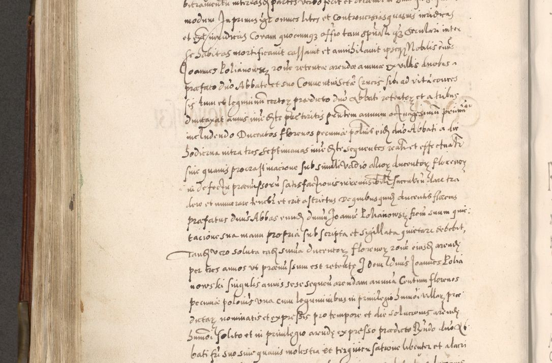 Zdjęcie nr 535 dla obiektu archiwalnego: Acta actorum, constitutionum, obligationum, resignationum, quietationum tempore R. D. Petr Myszkowski, episcopi Cracoviensis, qui post mortem R. D. Francisci Krasiński, episcopi Cracoviensis solius Dei optimi maximi benignitate, Serenissimi Stephani regis Poloniase favore et clementia ex Plocensi ad Cracoviensem auctoritate Ssmi Gregorii XIII successit ab anno 1577 mense Novembri ad annum 1591 mensem Aprilem successive acticatorum.
