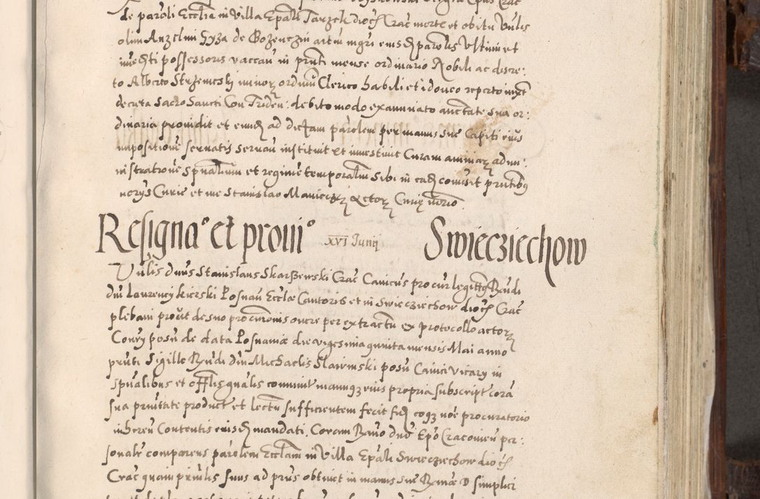 Zdjęcie nr 536 dla obiektu archiwalnego: Acta actorum, constitutionum, obligationum, resignationum, quietationum tempore R. D. Petr Myszkowski, episcopi Cracoviensis, qui post mortem R. D. Francisci Krasiński, episcopi Cracoviensis solius Dei optimi maximi benignitate, Serenissimi Stephani regis Poloniase favore et clementia ex Plocensi ad Cracoviensem auctoritate Ssmi Gregorii XIII successit ab anno 1577 mense Novembri ad annum 1591 mensem Aprilem successive acticatorum.