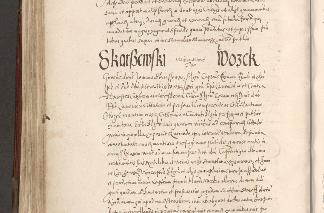 Zdjęcie nr 527 dla obiektu archiwalnego: Acta actorum, constitutionum, obligationum, resignationum, quietationum tempore R. D. Petr Myszkowski, episcopi Cracoviensis, qui post mortem R. D. Francisci Krasiński, episcopi Cracoviensis solius Dei optimi maximi benignitate, Serenissimi Stephani regis Poloniase favore et clementia ex Plocensi ad Cracoviensem auctoritate Ssmi Gregorii XIII successit ab anno 1577 mense Novembri ad annum 1591 mensem Aprilem successive acticatorum.