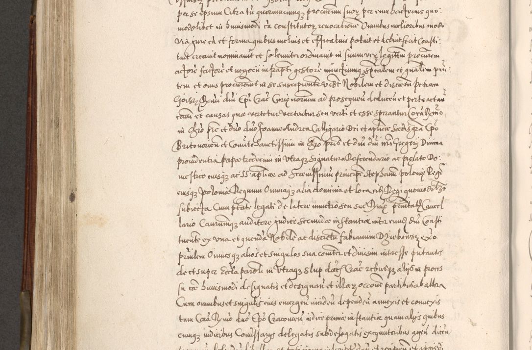 Zdjęcie nr 525 dla obiektu archiwalnego: Acta actorum, constitutionum, obligationum, resignationum, quietationum tempore R. D. Petr Myszkowski, episcopi Cracoviensis, qui post mortem R. D. Francisci Krasiński, episcopi Cracoviensis solius Dei optimi maximi benignitate, Serenissimi Stephani regis Poloniase favore et clementia ex Plocensi ad Cracoviensem auctoritate Ssmi Gregorii XIII successit ab anno 1577 mense Novembri ad annum 1591 mensem Aprilem successive acticatorum.