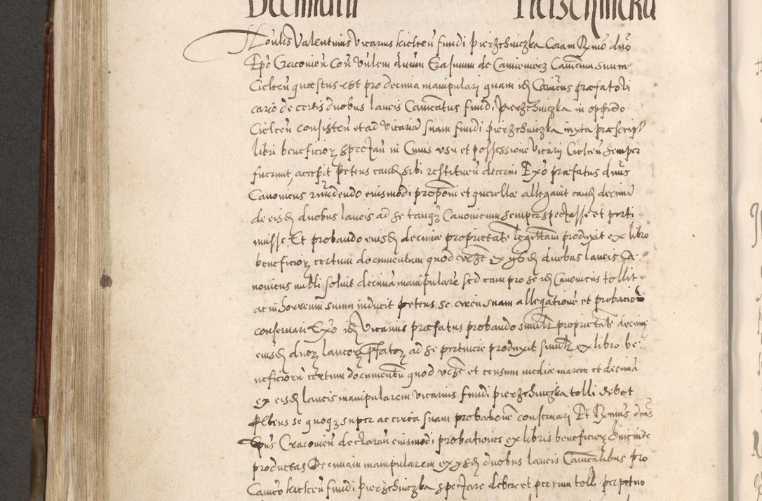 Zdjęcie nr 521 dla obiektu archiwalnego: Acta actorum, constitutionum, obligationum, resignationum, quietationum tempore R. D. Petr Myszkowski, episcopi Cracoviensis, qui post mortem R. D. Francisci Krasiński, episcopi Cracoviensis solius Dei optimi maximi benignitate, Serenissimi Stephani regis Poloniase favore et clementia ex Plocensi ad Cracoviensem auctoritate Ssmi Gregorii XIII successit ab anno 1577 mense Novembri ad annum 1591 mensem Aprilem successive acticatorum.