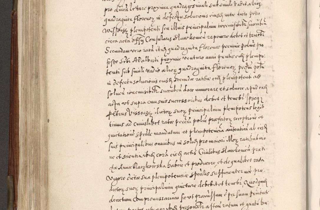 Zdjęcie nr 513 dla obiektu archiwalnego: Acta actorum, constitutionum, obligationum, resignationum, quietationum tempore R. D. Petr Myszkowski, episcopi Cracoviensis, qui post mortem R. D. Francisci Krasiński, episcopi Cracoviensis solius Dei optimi maximi benignitate, Serenissimi Stephani regis Poloniase favore et clementia ex Plocensi ad Cracoviensem auctoritate Ssmi Gregorii XIII successit ab anno 1577 mense Novembri ad annum 1591 mensem Aprilem successive acticatorum.