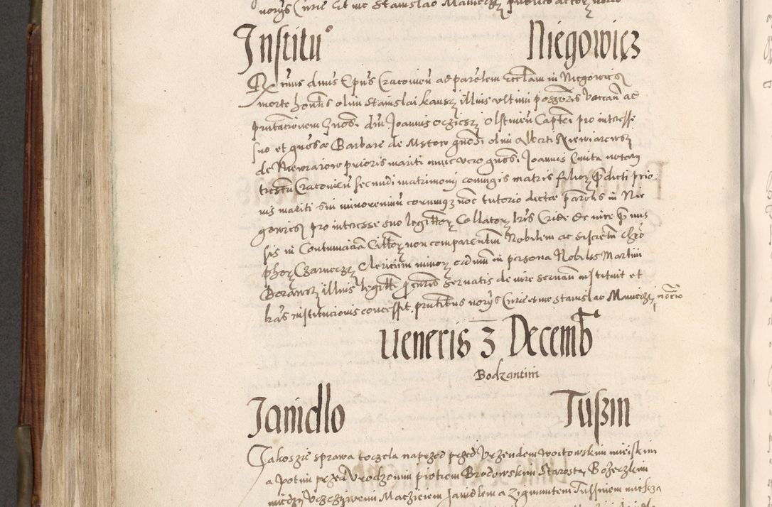 Zdjęcie nr 503 dla obiektu archiwalnego: Acta actorum, constitutionum, obligationum, resignationum, quietationum tempore R. D. Petr Myszkowski, episcopi Cracoviensis, qui post mortem R. D. Francisci Krasiński, episcopi Cracoviensis solius Dei optimi maximi benignitate, Serenissimi Stephani regis Poloniase favore et clementia ex Plocensi ad Cracoviensem auctoritate Ssmi Gregorii XIII successit ab anno 1577 mense Novembri ad annum 1591 mensem Aprilem successive acticatorum.