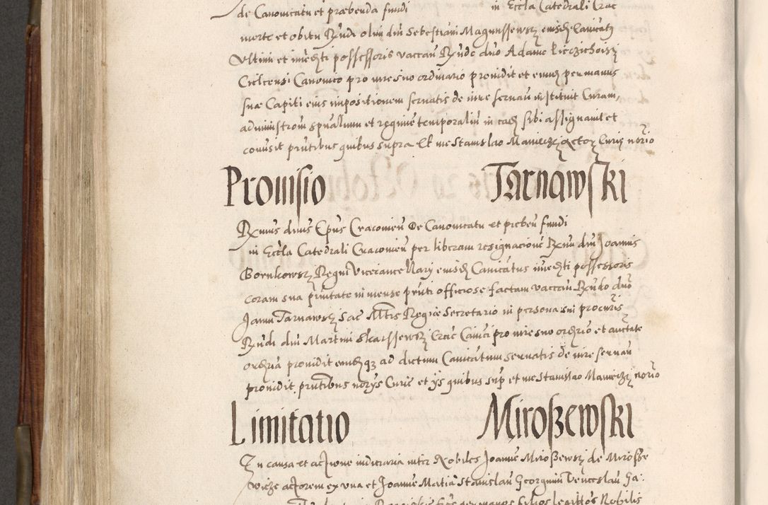 Zdjęcie nr 499 dla obiektu archiwalnego: Acta actorum, constitutionum, obligationum, resignationum, quietationum tempore R. D. Petr Myszkowski, episcopi Cracoviensis, qui post mortem R. D. Francisci Krasiński, episcopi Cracoviensis solius Dei optimi maximi benignitate, Serenissimi Stephani regis Poloniase favore et clementia ex Plocensi ad Cracoviensem auctoritate Ssmi Gregorii XIII successit ab anno 1577 mense Novembri ad annum 1591 mensem Aprilem successive acticatorum.