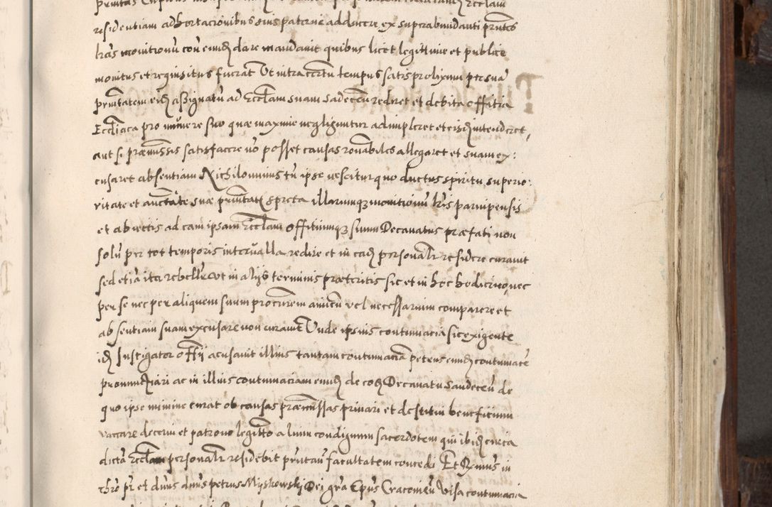Zdjęcie nr 490 dla obiektu archiwalnego: Acta actorum, constitutionum, obligationum, resignationum, quietationum tempore R. D. Petr Myszkowski, episcopi Cracoviensis, qui post mortem R. D. Francisci Krasiński, episcopi Cracoviensis solius Dei optimi maximi benignitate, Serenissimi Stephani regis Poloniase favore et clementia ex Plocensi ad Cracoviensem auctoritate Ssmi Gregorii XIII successit ab anno 1577 mense Novembri ad annum 1591 mensem Aprilem successive acticatorum.