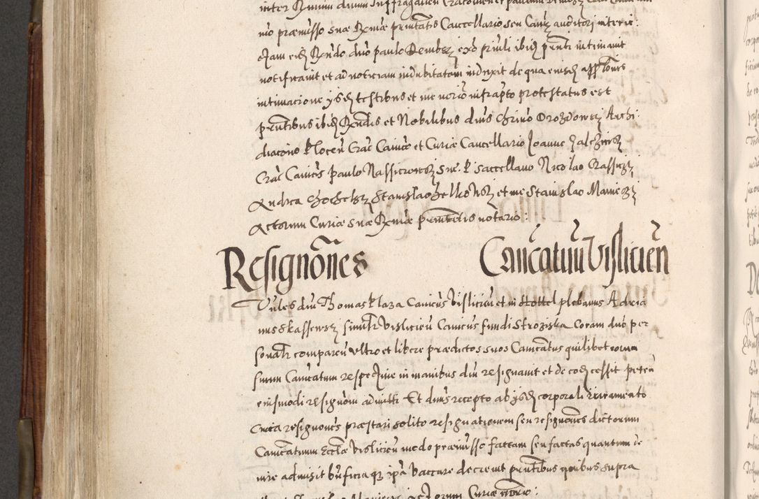 Zdjęcie nr 487 dla obiektu archiwalnego: Acta actorum, constitutionum, obligationum, resignationum, quietationum tempore R. D. Petr Myszkowski, episcopi Cracoviensis, qui post mortem R. D. Francisci Krasiński, episcopi Cracoviensis solius Dei optimi maximi benignitate, Serenissimi Stephani regis Poloniase favore et clementia ex Plocensi ad Cracoviensem auctoritate Ssmi Gregorii XIII successit ab anno 1577 mense Novembri ad annum 1591 mensem Aprilem successive acticatorum.