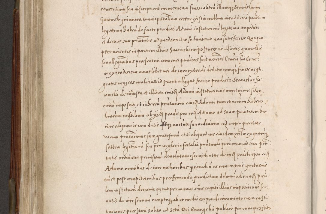 Zdjęcie nr 477 dla obiektu archiwalnego: Acta actorum, constitutionum, obligationum, resignationum, quietationum tempore R. D. Petr Myszkowski, episcopi Cracoviensis, qui post mortem R. D. Francisci Krasiński, episcopi Cracoviensis solius Dei optimi maximi benignitate, Serenissimi Stephani regis Poloniase favore et clementia ex Plocensi ad Cracoviensem auctoritate Ssmi Gregorii XIII successit ab anno 1577 mense Novembri ad annum 1591 mensem Aprilem successive acticatorum.