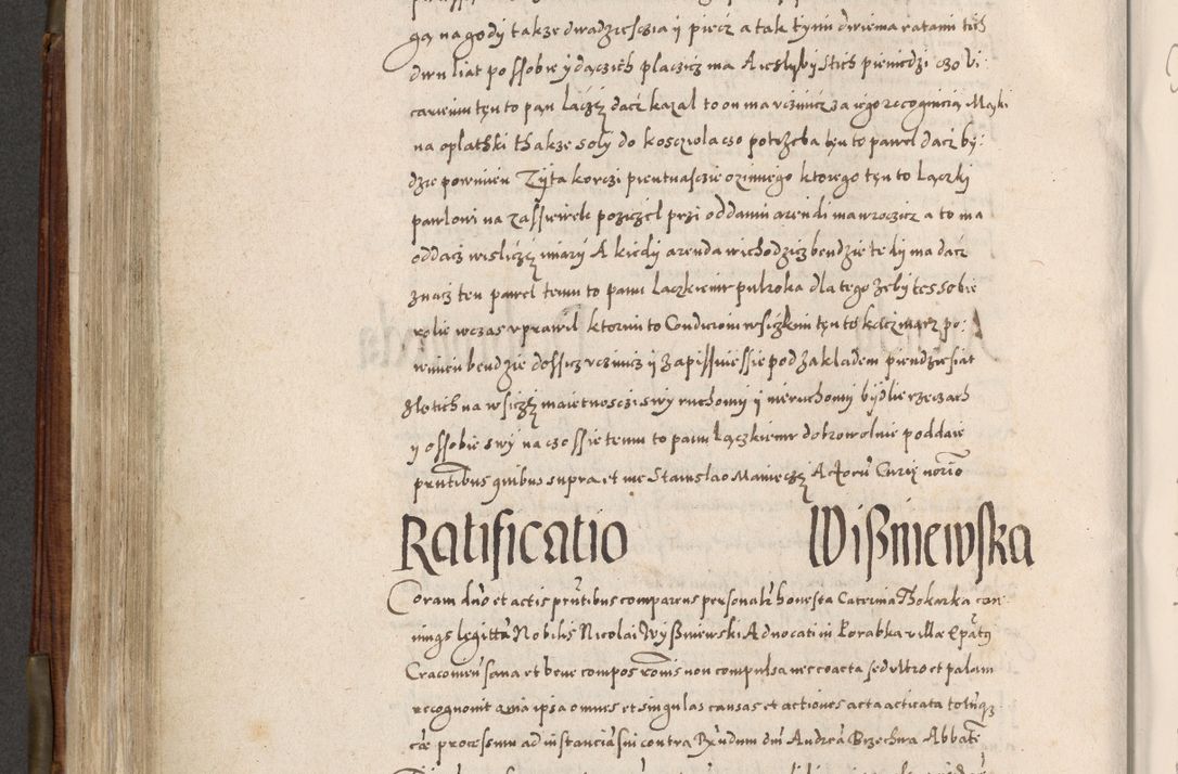 Zdjęcie nr 473 dla obiektu archiwalnego: Acta actorum, constitutionum, obligationum, resignationum, quietationum tempore R. D. Petr Myszkowski, episcopi Cracoviensis, qui post mortem R. D. Francisci Krasiński, episcopi Cracoviensis solius Dei optimi maximi benignitate, Serenissimi Stephani regis Poloniase favore et clementia ex Plocensi ad Cracoviensem auctoritate Ssmi Gregorii XIII successit ab anno 1577 mense Novembri ad annum 1591 mensem Aprilem successive acticatorum.