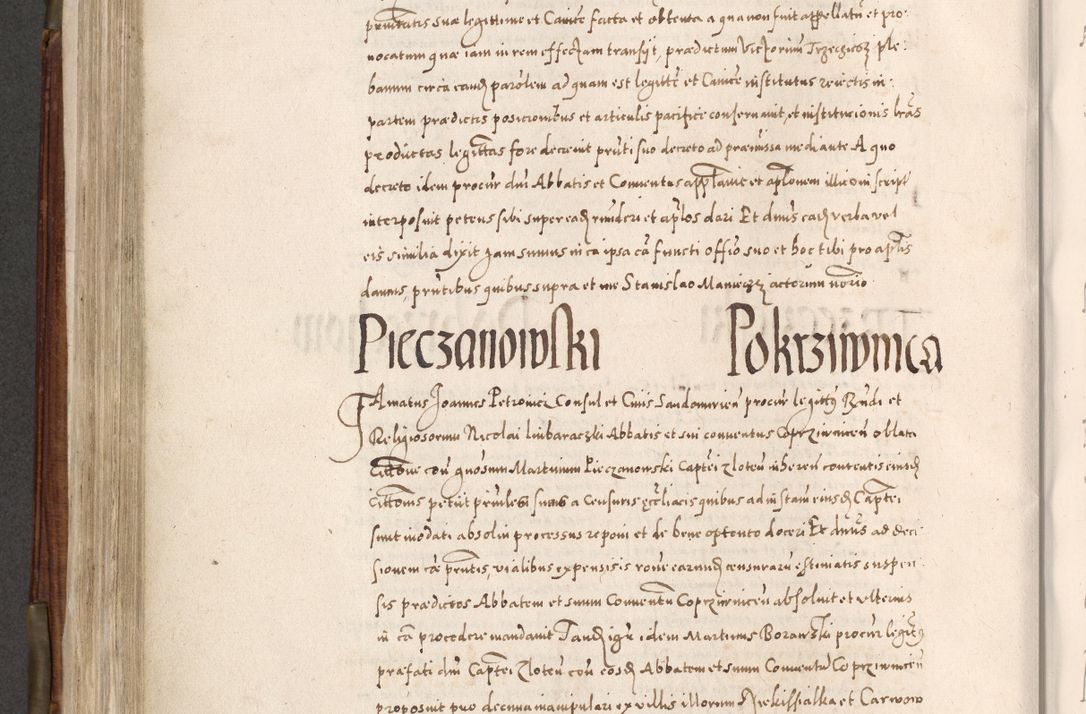 Zdjęcie nr 469 dla obiektu archiwalnego: Acta actorum, constitutionum, obligationum, resignationum, quietationum tempore R. D. Petr Myszkowski, episcopi Cracoviensis, qui post mortem R. D. Francisci Krasiński, episcopi Cracoviensis solius Dei optimi maximi benignitate, Serenissimi Stephani regis Poloniase favore et clementia ex Plocensi ad Cracoviensem auctoritate Ssmi Gregorii XIII successit ab anno 1577 mense Novembri ad annum 1591 mensem Aprilem successive acticatorum.