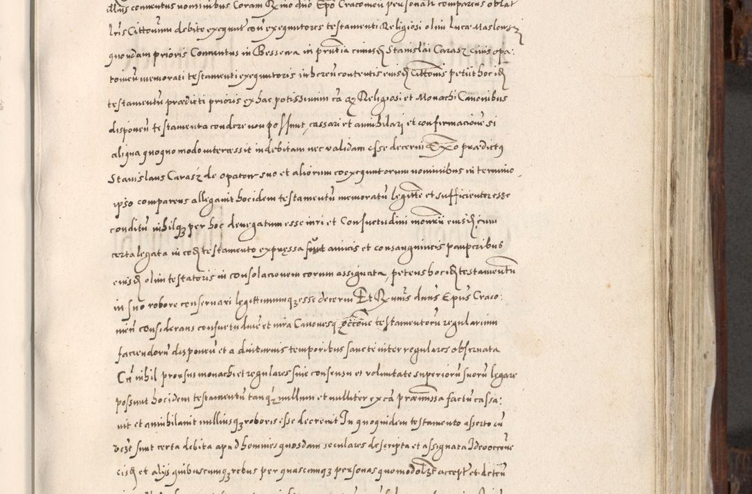 Zdjęcie nr 466 dla obiektu archiwalnego: Acta actorum, constitutionum, obligationum, resignationum, quietationum tempore R. D. Petr Myszkowski, episcopi Cracoviensis, qui post mortem R. D. Francisci Krasiński, episcopi Cracoviensis solius Dei optimi maximi benignitate, Serenissimi Stephani regis Poloniase favore et clementia ex Plocensi ad Cracoviensem auctoritate Ssmi Gregorii XIII successit ab anno 1577 mense Novembri ad annum 1591 mensem Aprilem successive acticatorum.