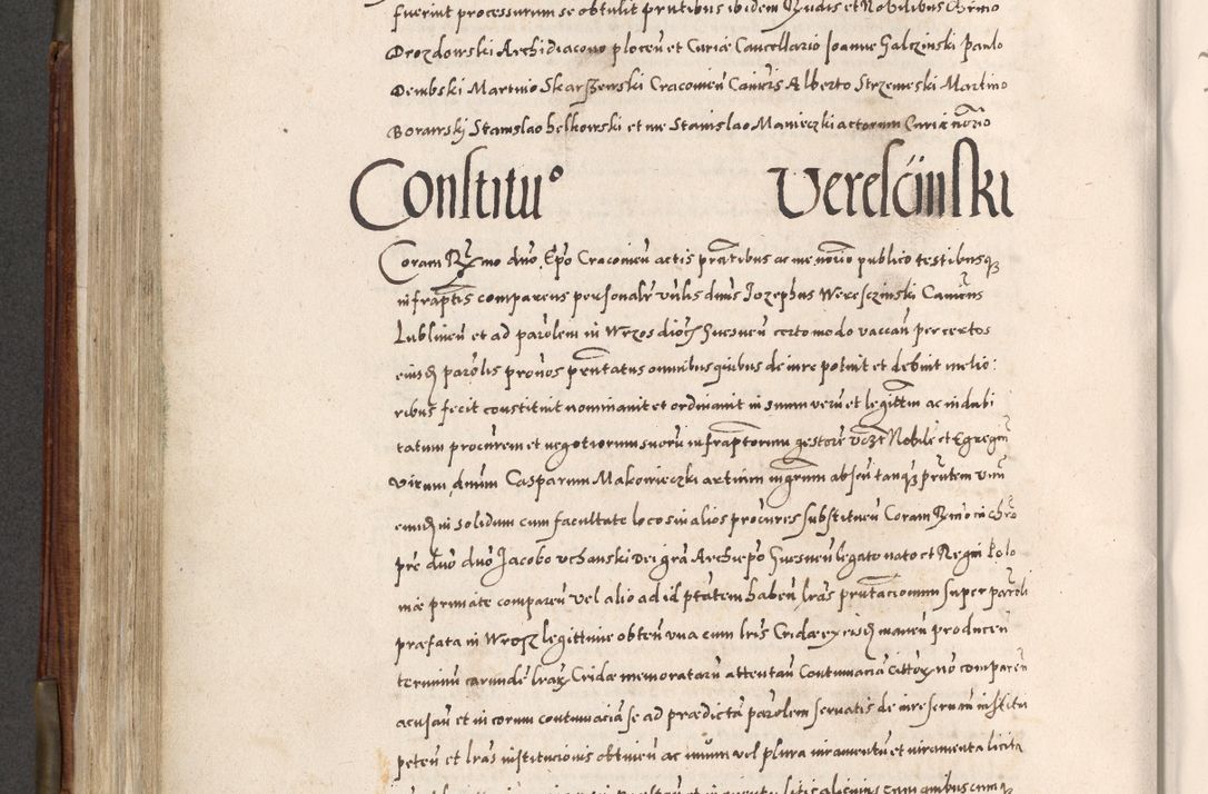 Zdjęcie nr 463 dla obiektu archiwalnego: Acta actorum, constitutionum, obligationum, resignationum, quietationum tempore R. D. Petr Myszkowski, episcopi Cracoviensis, qui post mortem R. D. Francisci Krasiński, episcopi Cracoviensis solius Dei optimi maximi benignitate, Serenissimi Stephani regis Poloniase favore et clementia ex Plocensi ad Cracoviensem auctoritate Ssmi Gregorii XIII successit ab anno 1577 mense Novembri ad annum 1591 mensem Aprilem successive acticatorum.