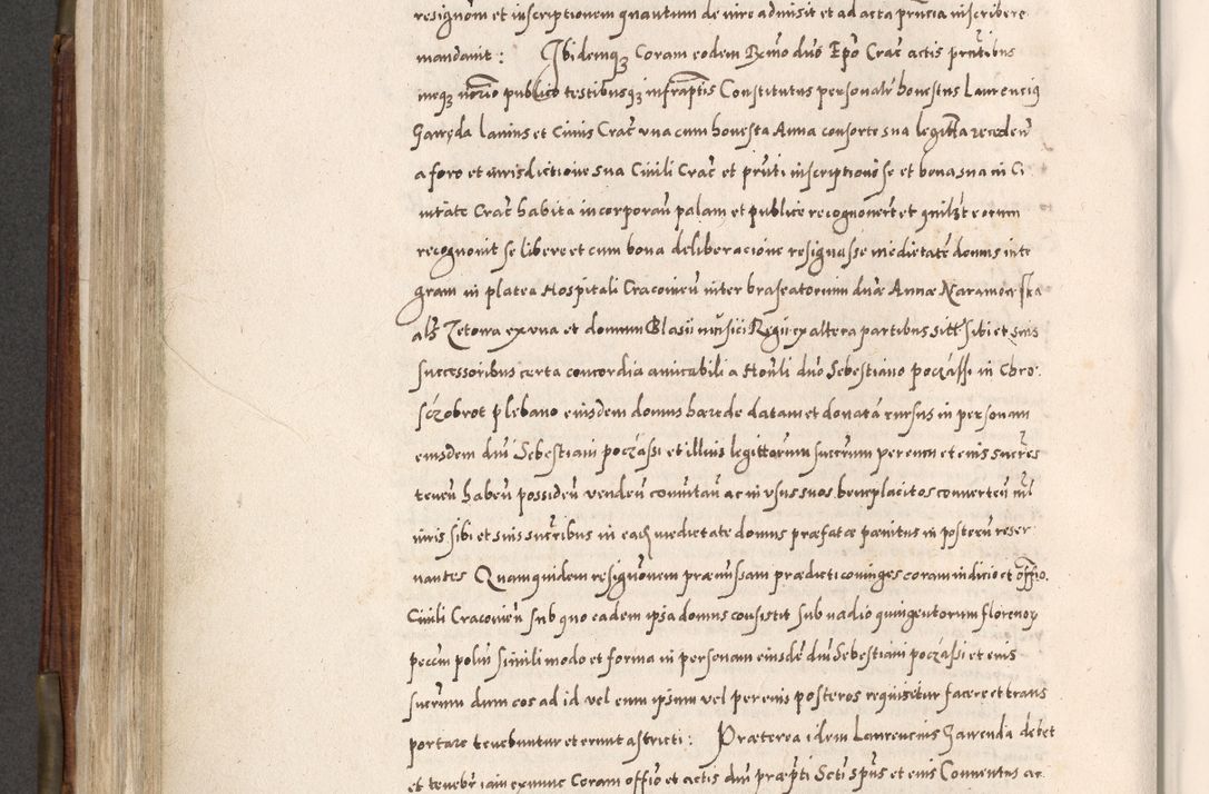 Zdjęcie nr 459 dla obiektu archiwalnego: Acta actorum, constitutionum, obligationum, resignationum, quietationum tempore R. D. Petr Myszkowski, episcopi Cracoviensis, qui post mortem R. D. Francisci Krasiński, episcopi Cracoviensis solius Dei optimi maximi benignitate, Serenissimi Stephani regis Poloniase favore et clementia ex Plocensi ad Cracoviensem auctoritate Ssmi Gregorii XIII successit ab anno 1577 mense Novembri ad annum 1591 mensem Aprilem successive acticatorum.