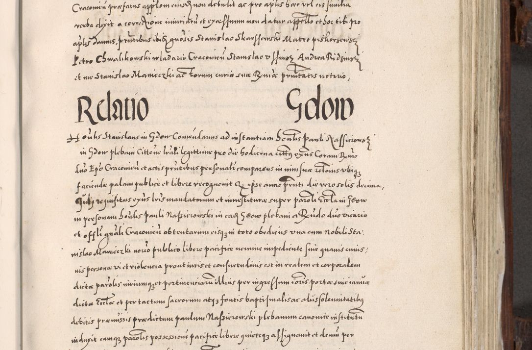 Zdjęcie nr 456 dla obiektu archiwalnego: Acta actorum, constitutionum, obligationum, resignationum, quietationum tempore R. D. Petr Myszkowski, episcopi Cracoviensis, qui post mortem R. D. Francisci Krasiński, episcopi Cracoviensis solius Dei optimi maximi benignitate, Serenissimi Stephani regis Poloniase favore et clementia ex Plocensi ad Cracoviensem auctoritate Ssmi Gregorii XIII successit ab anno 1577 mense Novembri ad annum 1591 mensem Aprilem successive acticatorum.
