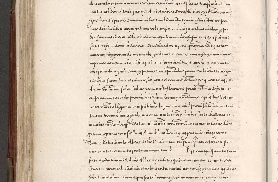 Zdjęcie nr 449 dla obiektu archiwalnego: Acta actorum, constitutionum, obligationum, resignationum, quietationum tempore R. D. Petr Myszkowski, episcopi Cracoviensis, qui post mortem R. D. Francisci Krasiński, episcopi Cracoviensis solius Dei optimi maximi benignitate, Serenissimi Stephani regis Poloniase favore et clementia ex Plocensi ad Cracoviensem auctoritate Ssmi Gregorii XIII successit ab anno 1577 mense Novembri ad annum 1591 mensem Aprilem successive acticatorum.