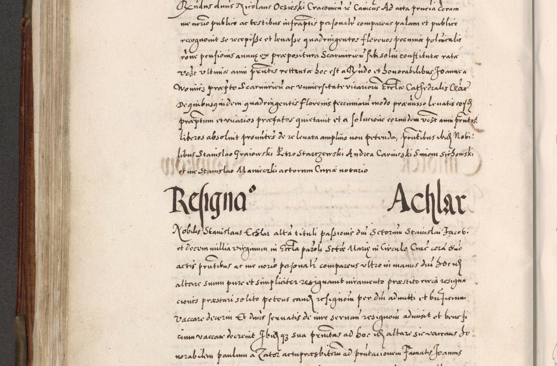 Zdjęcie nr 445 dla obiektu archiwalnego: Acta actorum, constitutionum, obligationum, resignationum, quietationum tempore R. D. Petr Myszkowski, episcopi Cracoviensis, qui post mortem R. D. Francisci Krasiński, episcopi Cracoviensis solius Dei optimi maximi benignitate, Serenissimi Stephani regis Poloniase favore et clementia ex Plocensi ad Cracoviensem auctoritate Ssmi Gregorii XIII successit ab anno 1577 mense Novembri ad annum 1591 mensem Aprilem successive acticatorum.