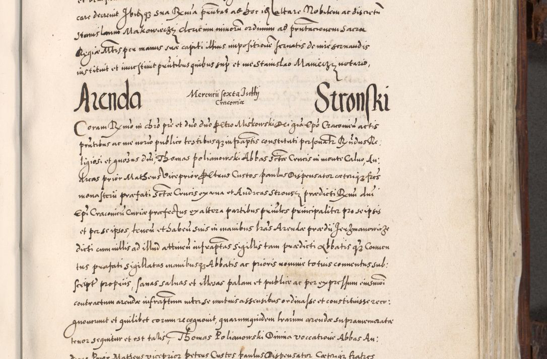 Zdjęcie nr 446 dla obiektu archiwalnego: Acta actorum, constitutionum, obligationum, resignationum, quietationum tempore R. D. Petr Myszkowski, episcopi Cracoviensis, qui post mortem R. D. Francisci Krasiński, episcopi Cracoviensis solius Dei optimi maximi benignitate, Serenissimi Stephani regis Poloniase favore et clementia ex Plocensi ad Cracoviensem auctoritate Ssmi Gregorii XIII successit ab anno 1577 mense Novembri ad annum 1591 mensem Aprilem successive acticatorum.