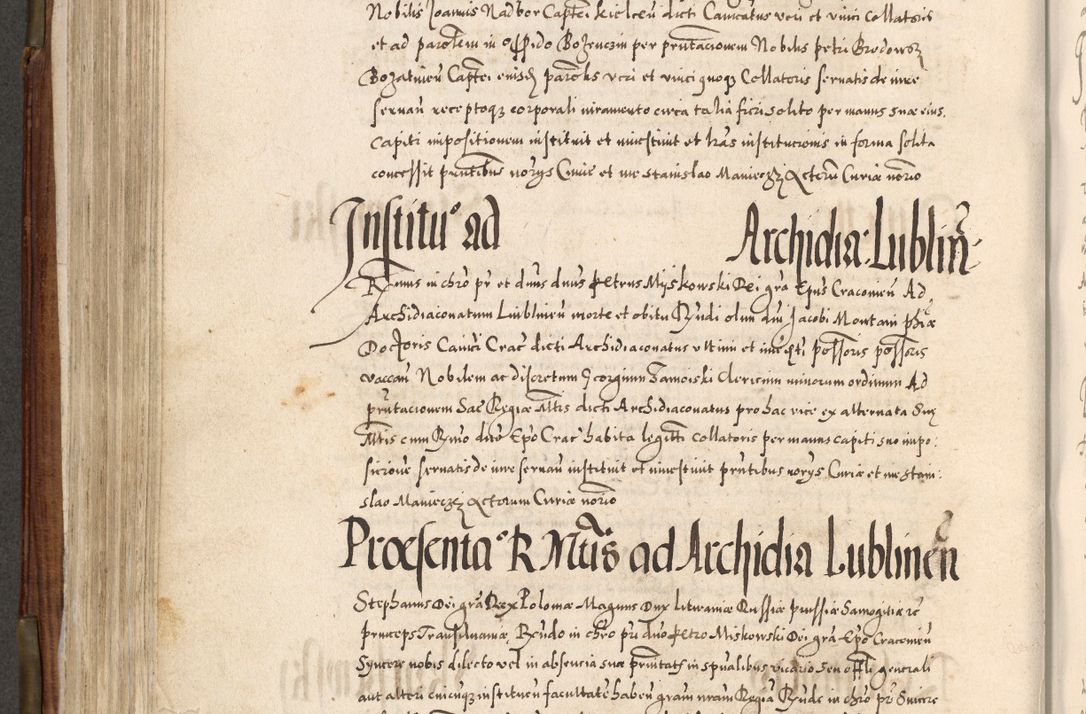 Zdjęcie nr 433 dla obiektu archiwalnego: Acta actorum, constitutionum, obligationum, resignationum, quietationum tempore R. D. Petr Myszkowski, episcopi Cracoviensis, qui post mortem R. D. Francisci Krasiński, episcopi Cracoviensis solius Dei optimi maximi benignitate, Serenissimi Stephani regis Poloniase favore et clementia ex Plocensi ad Cracoviensem auctoritate Ssmi Gregorii XIII successit ab anno 1577 mense Novembri ad annum 1591 mensem Aprilem successive acticatorum.