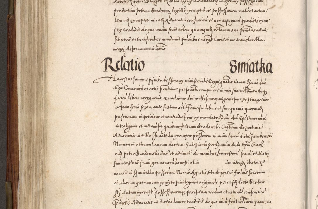 Zdjęcie nr 431 dla obiektu archiwalnego: Acta actorum, constitutionum, obligationum, resignationum, quietationum tempore R. D. Petr Myszkowski, episcopi Cracoviensis, qui post mortem R. D. Francisci Krasiński, episcopi Cracoviensis solius Dei optimi maximi benignitate, Serenissimi Stephani regis Poloniase favore et clementia ex Plocensi ad Cracoviensem auctoritate Ssmi Gregorii XIII successit ab anno 1577 mense Novembri ad annum 1591 mensem Aprilem successive acticatorum.