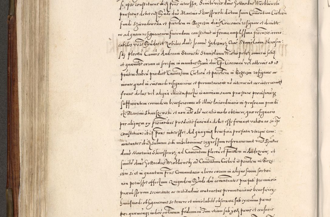 Zdjęcie nr 429 dla obiektu archiwalnego: Acta actorum, constitutionum, obligationum, resignationum, quietationum tempore R. D. Petr Myszkowski, episcopi Cracoviensis, qui post mortem R. D. Francisci Krasiński, episcopi Cracoviensis solius Dei optimi maximi benignitate, Serenissimi Stephani regis Poloniase favore et clementia ex Plocensi ad Cracoviensem auctoritate Ssmi Gregorii XIII successit ab anno 1577 mense Novembri ad annum 1591 mensem Aprilem successive acticatorum.