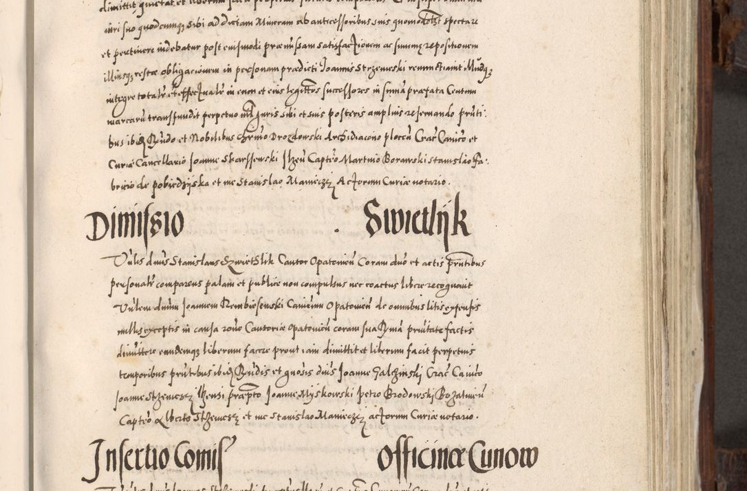 Zdjęcie nr 424 dla obiektu archiwalnego: Acta actorum, constitutionum, obligationum, resignationum, quietationum tempore R. D. Petr Myszkowski, episcopi Cracoviensis, qui post mortem R. D. Francisci Krasiński, episcopi Cracoviensis solius Dei optimi maximi benignitate, Serenissimi Stephani regis Poloniase favore et clementia ex Plocensi ad Cracoviensem auctoritate Ssmi Gregorii XIII successit ab anno 1577 mense Novembri ad annum 1591 mensem Aprilem successive acticatorum.