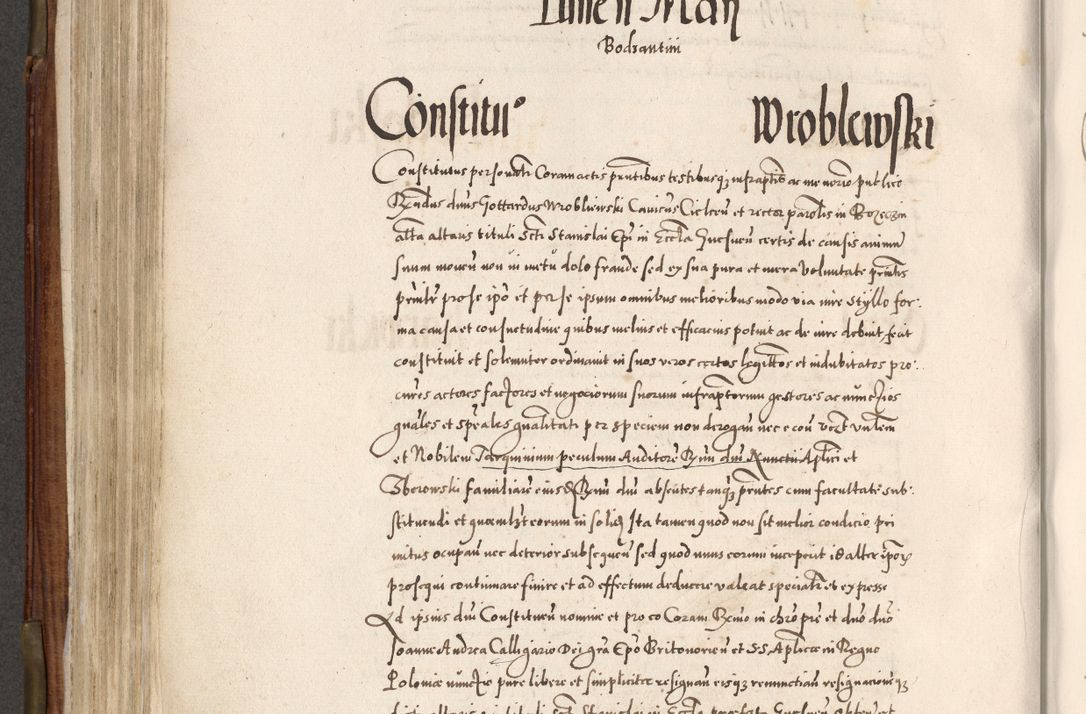 Zdjęcie nr 421 dla obiektu archiwalnego: Acta actorum, constitutionum, obligationum, resignationum, quietationum tempore R. D. Petr Myszkowski, episcopi Cracoviensis, qui post mortem R. D. Francisci Krasiński, episcopi Cracoviensis solius Dei optimi maximi benignitate, Serenissimi Stephani regis Poloniase favore et clementia ex Plocensi ad Cracoviensem auctoritate Ssmi Gregorii XIII successit ab anno 1577 mense Novembri ad annum 1591 mensem Aprilem successive acticatorum.