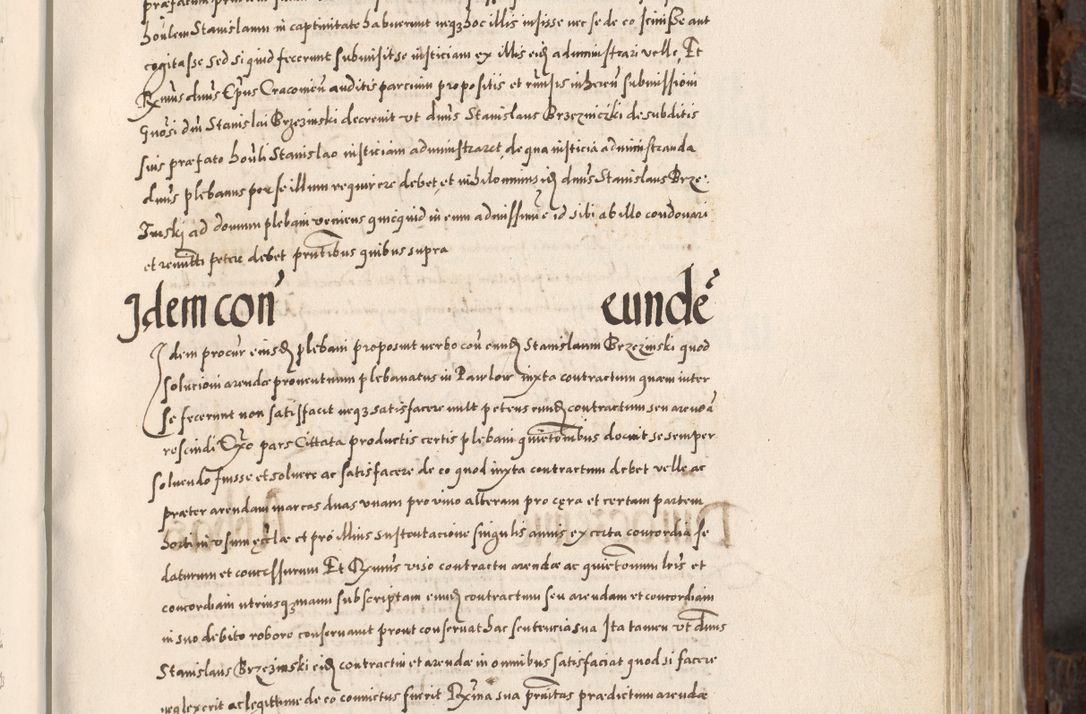 Zdjęcie nr 418 dla obiektu archiwalnego: Acta actorum, constitutionum, obligationum, resignationum, quietationum tempore R. D. Petr Myszkowski, episcopi Cracoviensis, qui post mortem R. D. Francisci Krasiński, episcopi Cracoviensis solius Dei optimi maximi benignitate, Serenissimi Stephani regis Poloniase favore et clementia ex Plocensi ad Cracoviensem auctoritate Ssmi Gregorii XIII successit ab anno 1577 mense Novembri ad annum 1591 mensem Aprilem successive acticatorum.