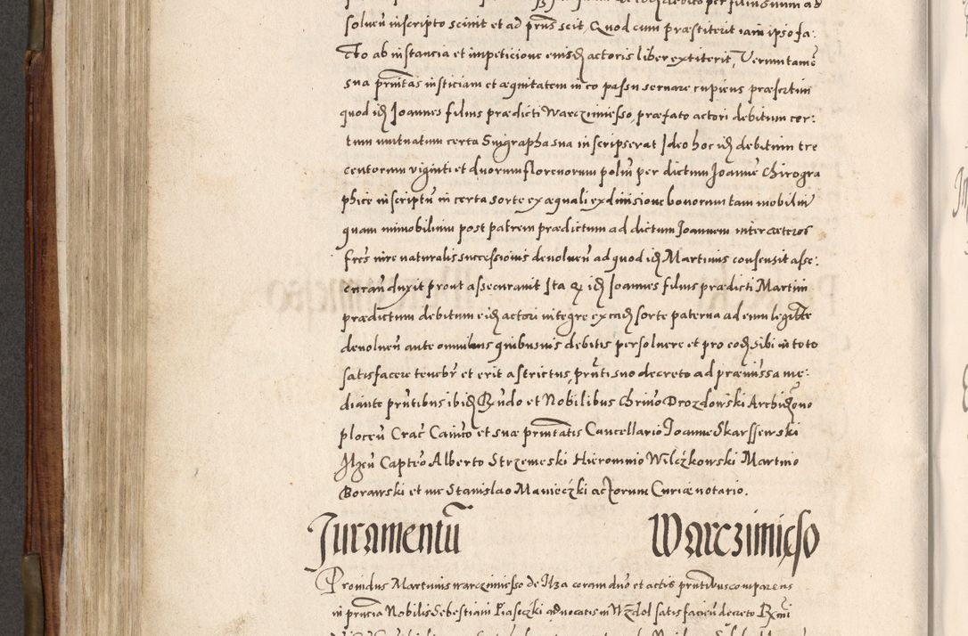 Zdjęcie nr 415 dla obiektu archiwalnego: Acta actorum, constitutionum, obligationum, resignationum, quietationum tempore R. D. Petr Myszkowski, episcopi Cracoviensis, qui post mortem R. D. Francisci Krasiński, episcopi Cracoviensis solius Dei optimi maximi benignitate, Serenissimi Stephani regis Poloniase favore et clementia ex Plocensi ad Cracoviensem auctoritate Ssmi Gregorii XIII successit ab anno 1577 mense Novembri ad annum 1591 mensem Aprilem successive acticatorum.