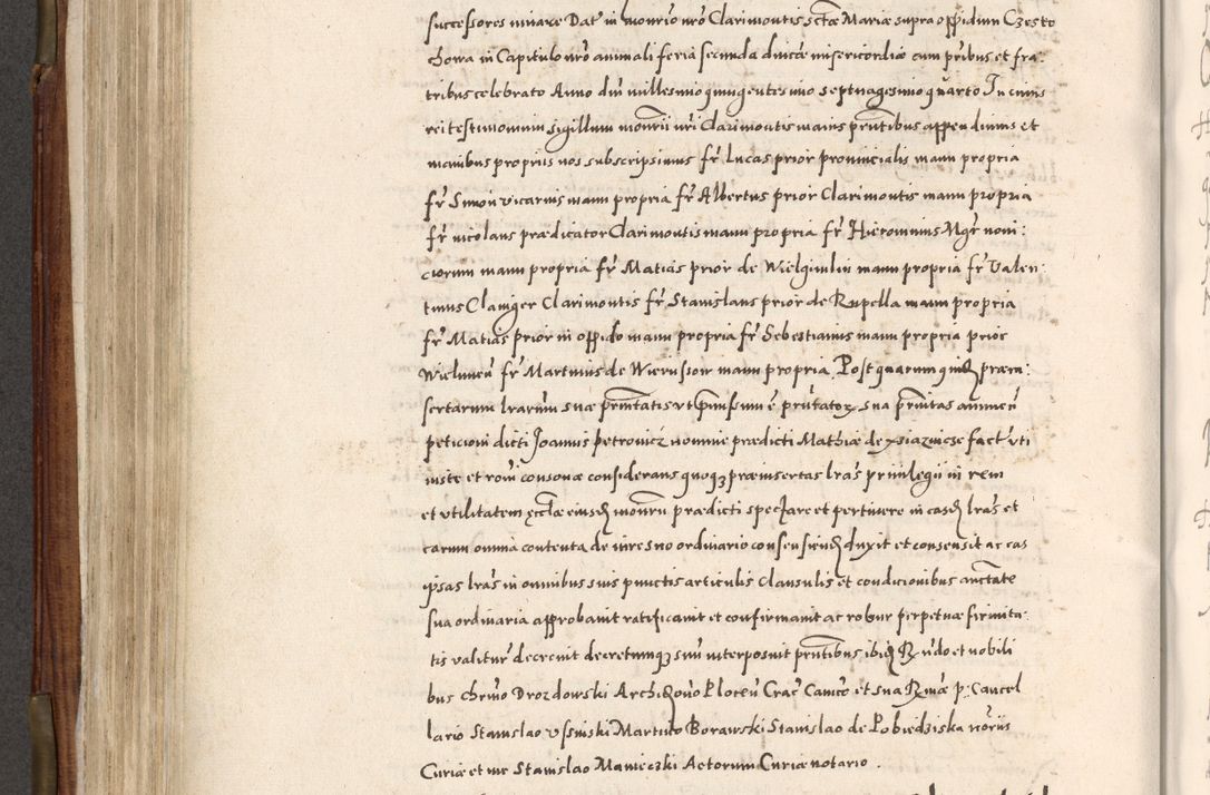 Zdjęcie nr 411 dla obiektu archiwalnego: Acta actorum, constitutionum, obligationum, resignationum, quietationum tempore R. D. Petr Myszkowski, episcopi Cracoviensis, qui post mortem R. D. Francisci Krasiński, episcopi Cracoviensis solius Dei optimi maximi benignitate, Serenissimi Stephani regis Poloniase favore et clementia ex Plocensi ad Cracoviensem auctoritate Ssmi Gregorii XIII successit ab anno 1577 mense Novembri ad annum 1591 mensem Aprilem successive acticatorum.
