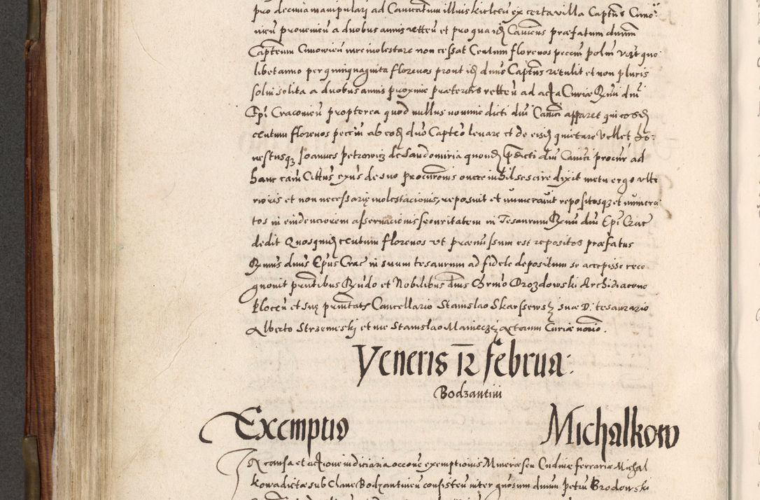Zdjęcie nr 401 dla obiektu archiwalnego: Acta actorum, constitutionum, obligationum, resignationum, quietationum tempore R. D. Petr Myszkowski, episcopi Cracoviensis, qui post mortem R. D. Francisci Krasiński, episcopi Cracoviensis solius Dei optimi maximi benignitate, Serenissimi Stephani regis Poloniase favore et clementia ex Plocensi ad Cracoviensem auctoritate Ssmi Gregorii XIII successit ab anno 1577 mense Novembri ad annum 1591 mensem Aprilem successive acticatorum.