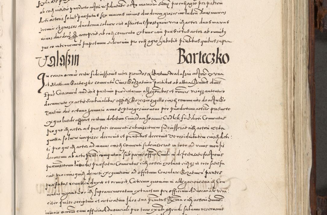 Zdjęcie nr 400 dla obiektu archiwalnego: Acta actorum, constitutionum, obligationum, resignationum, quietationum tempore R. D. Petr Myszkowski, episcopi Cracoviensis, qui post mortem R. D. Francisci Krasiński, episcopi Cracoviensis solius Dei optimi maximi benignitate, Serenissimi Stephani regis Poloniase favore et clementia ex Plocensi ad Cracoviensem auctoritate Ssmi Gregorii XIII successit ab anno 1577 mense Novembri ad annum 1591 mensem Aprilem successive acticatorum.
