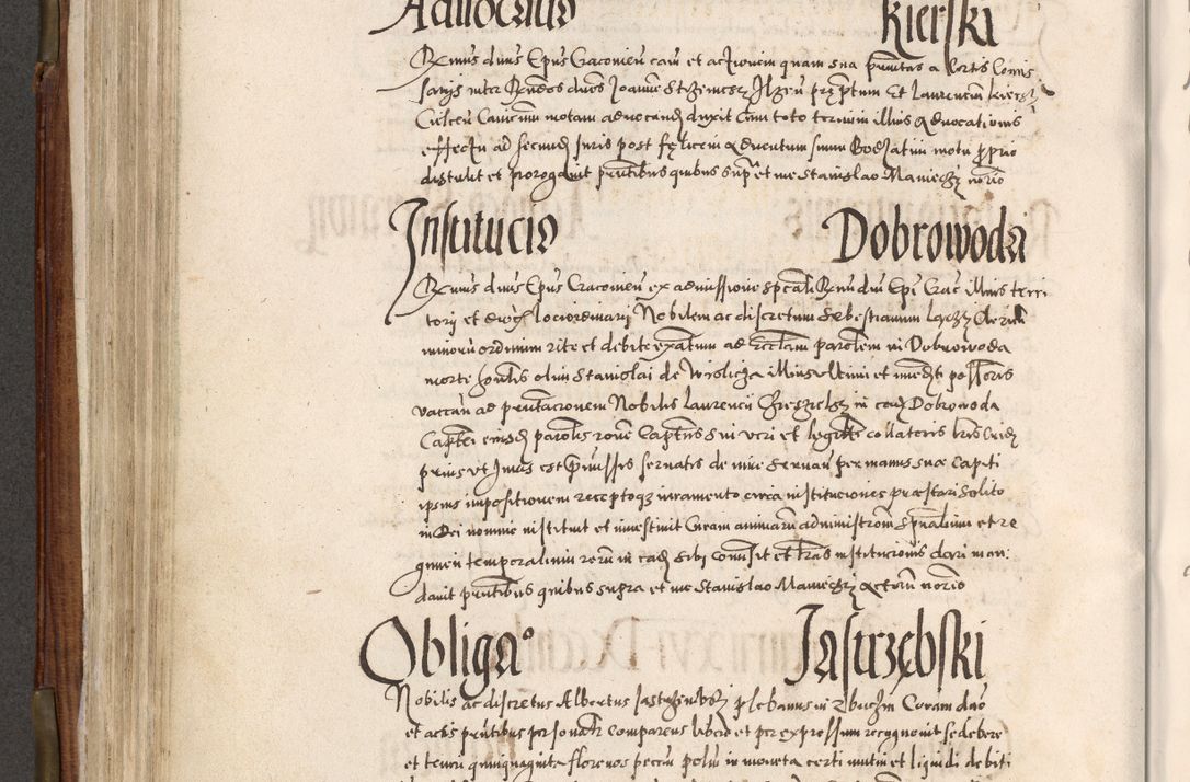 Zdjęcie nr 397 dla obiektu archiwalnego: Acta actorum, constitutionum, obligationum, resignationum, quietationum tempore R. D. Petr Myszkowski, episcopi Cracoviensis, qui post mortem R. D. Francisci Krasiński, episcopi Cracoviensis solius Dei optimi maximi benignitate, Serenissimi Stephani regis Poloniase favore et clementia ex Plocensi ad Cracoviensem auctoritate Ssmi Gregorii XIII successit ab anno 1577 mense Novembri ad annum 1591 mensem Aprilem successive acticatorum.