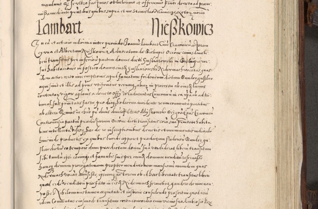 Zdjęcie nr 594 dla obiektu archiwalnego: Acta actorum, constitutionum, obligationum, resignationum, quietationum tempore R. D. Petr Myszkowski, episcopi Cracoviensis, qui post mortem R. D. Francisci Krasiński, episcopi Cracoviensis solius Dei optimi maximi benignitate, Serenissimi Stephani regis Poloniase favore et clementia ex Plocensi ad Cracoviensem auctoritate Ssmi Gregorii XIII successit ab anno 1577 mense Novembri ad annum 1591 mensem Aprilem successive acticatorum.